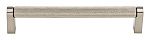Top Knobs Amwell 6-5/16" (160mm) Center-to-Center Knurled Bar Pull (Brushed Satin Nickel)
