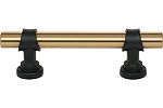 Top Knobs Dakota 3" (76mm) Center-to-Center Bit Cabinet Pull (Honey Bronze/Flat Black)