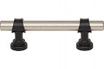 Top Knobs Dakota 3" (76mm) Center-to-Center Bit Cabinet Pull (Pewter Antique/Flat Black)