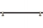 Top Knobs Dakota 12" (305mm) Center-to-Center Bit Cabinet Pull (Flat Black/Pewter Antique)