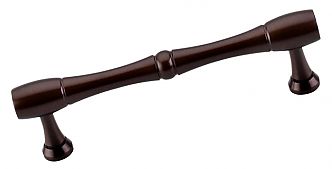 Top Knobs 3-3/4" (96mm) Center-to-Center Bamboo Cabinet Pull (Oil Rubbed Bronze)