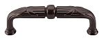 Top Knobs Edwardian 3-3/4" (96mm) Center-to-Center Ribbon & Reed D-Handle Cabinet Pull (Oil Rubbed Bronze)