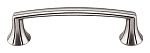 Top Knobs Edwardian 3-3/4" (96mm) Center-to-Center Rue Cabinet Pull (Antique Pewter)