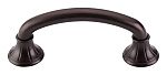 Top Knobs Edwardian 3" (76mm) Center-to-Center Lund Cabinet Pull (Oil Rubbed Bronze)