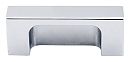 Top Knobs Sanctuary II - Modern Metro Tab 2" (51mm) Center-to-Center Cabinet Pull (Polished Chrome)