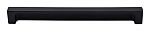Top Knobs Sanctuary II - Modern Metro Tab 8" (203mm) Center-to-Center Cabinet Pull (Flat Black)