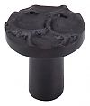 Top Knobs Cobblestone 1-1/8" (29mm) Cabinet Knob (Coal Black)