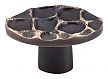 Top Knobs Cobblestone 2" (51mm) Oval Cabinet Knob (Brass Antique)
