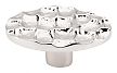 Top Knobs Cobblestone 2-5/8" (67mm) Oval Cabinet Knob (Polished Nickel)