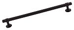 Top Knobs Ellis 12" (305mm) Center-to-Center Cabinet Pull (Flat Black)