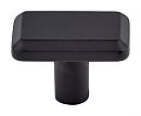 Top Knobs Ellis 1-1/2" (38mm) Telfair Cabinet Knob (Flat Black)