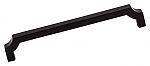 Top Knobs Ellis 6-5/16" (160mm) Center-to-Center Davenport Cabinet Pull (Flat Black)