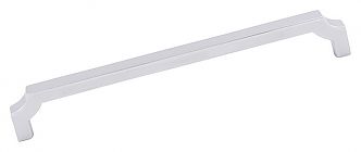 Top Knobs Ellis 7-9/16" (192mm) Center-to-Center Davenport Cabinet Pull (Polished Chrome)