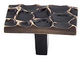 Top Knobs Cobblestone 1-7/8" (48mm) Rectangle Cabinet Knob (Brass Antique)