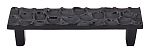 Top Knobs Cobblestone 3-3/4" (96mm) Center-to-Center Cabinet Pull (Coal Black)