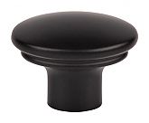 Top Knobs Ellis 1-3/8" (35mm) Julian Oval Cabinet Knob (Flat Black)