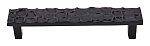 Top Knobs Cobblestone 5-1/16" (129mm) Center-to-Center Cabinet Pull (Coal Black)