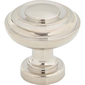 Top Knobs Regent's Park 1-1/4" (32mm) Ulster Cabinet Knob (Polished Nickel)