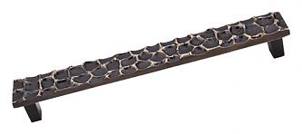 Top Knobs Cobblestone 7-9/16" (192mm) Center-to-Center Cabinet Pull (Brass Antique)