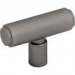 Top Knobs Regent's Park 2" (51mm) Clarence T-Cabinet Knob (Ash Gray)