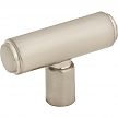 Top Knobs Regent's Park 2" (51mm) Clarence T-Cabinet Knob (Brushed Satin Nickel)