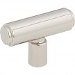 Top Knobs Regent's Park 2" (51mm) Clarence T-Cabinet Knob (Polished Nickel)
