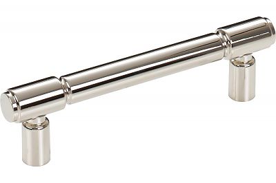 Top Knobs Regent's Park 3-3/4" (96mm) Center-to-Center Clarence Cabinet Pull (Polished Nickel)