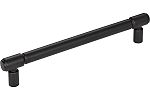 Top Knobs Regent's Park 6-5/16" (160mm) Center-to-Center Clarence Cabinet Pull (Flat Black)