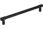 Top Knobs Regent's Park 7-9/16" (192mm) Center-to-Center Clarence Cabinet Pull (Flat Black)