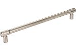 Top Knobs Regent's Park 8-13/16" (224mm) Center-to-Center Clarence Cabinet Pull (Brushed Satin Nickel)