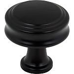 Top Knobs Coddington 1-1/4" (32mm) Cabinet Knob (Flat Black)