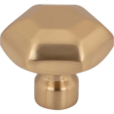 Top Knobs Coddington - Dustin 1-1/4" (32mm) Geometric Cabinet Knob (Honey Bronze)