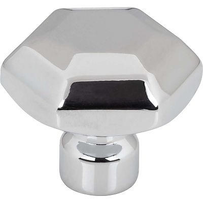 Top Knobs Coddington - Dustin 1-1/4" (32mm) Geometric Cabinet Knob (Polished Chrome)