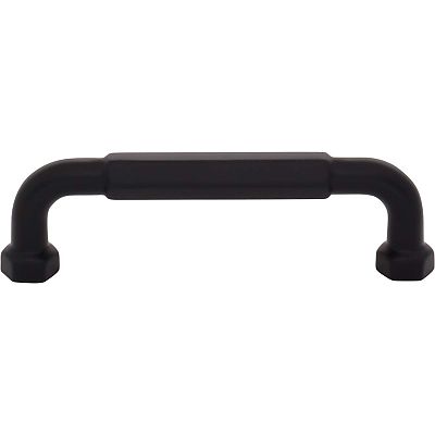 Top Knobs Coddington - Dustin 3-3/4" (96mm) Center-to-Center Cabinet Pull (Flat Black)