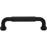 Top Knobs Coddington - Dustin 3-3/4" (96mm) Center-to-Center Cabinet Pull (Flat Black)
