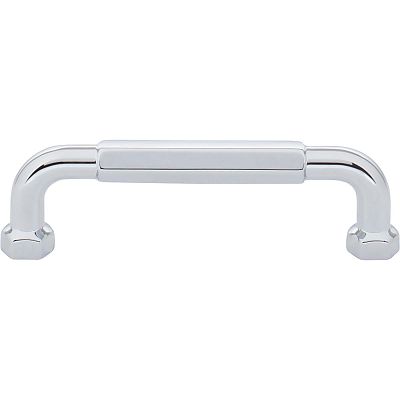 Top Knobs Coddington - Dustin 3-3/4" (96mm) Center-to-Center Cabinet Pull (Polished Chrome)