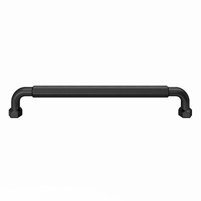 Top Knobs Coddington - Dustin 12" (305mm) Center-to-Center Cabinet Pull (Flat Black)
