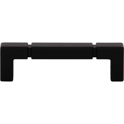 Top Knobs Coddington - Langston 3-3/4" (96mm) Center-to-Center Cabinet Pull (Flat Black)