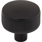 Top Knobs Garrison - Burnham 1-1/4" (32mm) Cabinet Knob (Flat Black)