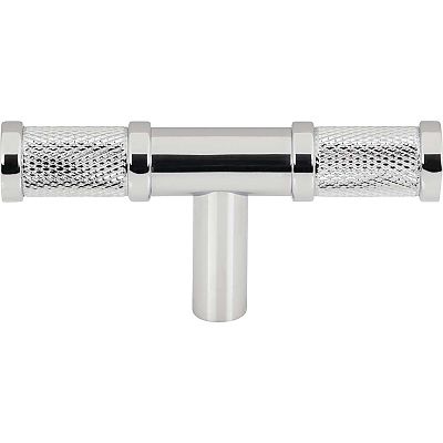 Top Knobs Garrison - Burnham 3" (76mm) Cabinet T-Knob (Polished Chrome)