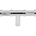 Top Knobs Garrison - Burnham 3" (76mm) Cabinet T-Knob (Polished Chrome)