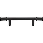 Top Knobs Garrison - Burnham 3-3/4" (96mm) Center-to-Center Cabinet Pull (Flat Black)