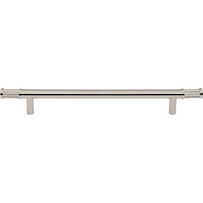Top Knobs Garrison - Burnham 7-9/16" (192mm) Center-to-Center Cabinet Pull (Polished Nickel)
