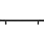 Top Knobs Garrison - Burnham 8-13/16" (224mm) Center-to-Center Cabinet Pull (Flat Black)