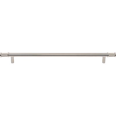 Top Knobs Garrison - Burnham 12" (305mm) Center-to-Center Cabinet Pull (Polished Nickel)