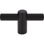 Top Knobs Garrison - Dempsey 2-1/2" (64mm) Cabinet T-Knob (Flat Black)