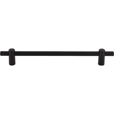 Top Knobs Garrison - Dempsey 7-9/16" (192mm) Center-to-Center Cabinet Pull (Flat Black)
