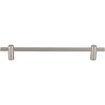 Top Knobs Garrison - Dempsey 7-9/16" (192mm) Center-to-Center Cabinet Pull (Brushed Satin Nickel)