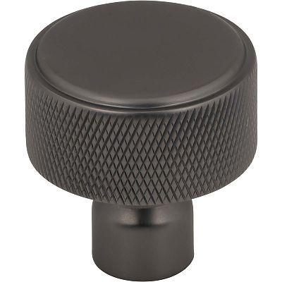 Top Knobs Garrison 1-1/4" (32mm) Round Cabinet Knob (Ash Gray)