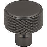 Top Knobs Garrison 1-1/4" (32mm) Round Cabinet Knob (Ash Gray)